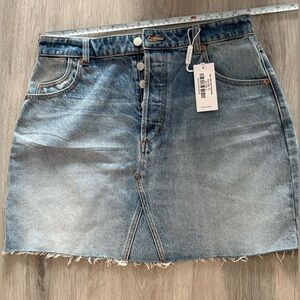 ROLLA'S Light Blue Denim Mini Skirt